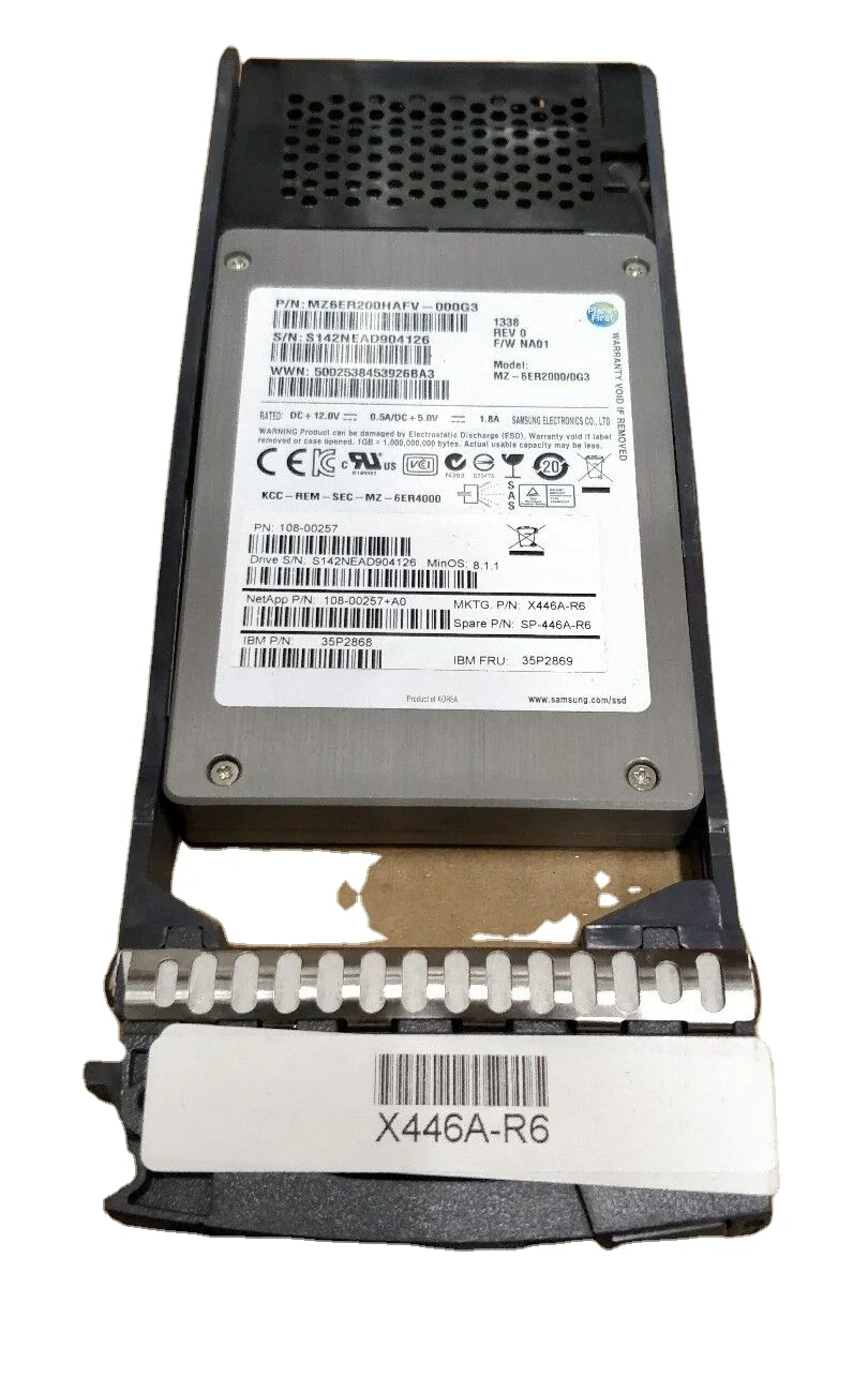 X4018A Netapp NVME SSD High Performance Storage