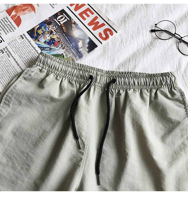 2023  Men's Casual Blank Shorts Summer Beach Shorts Men Running Swimwear Shorts Custom  Embroidered Print Pants968_voghion.com
