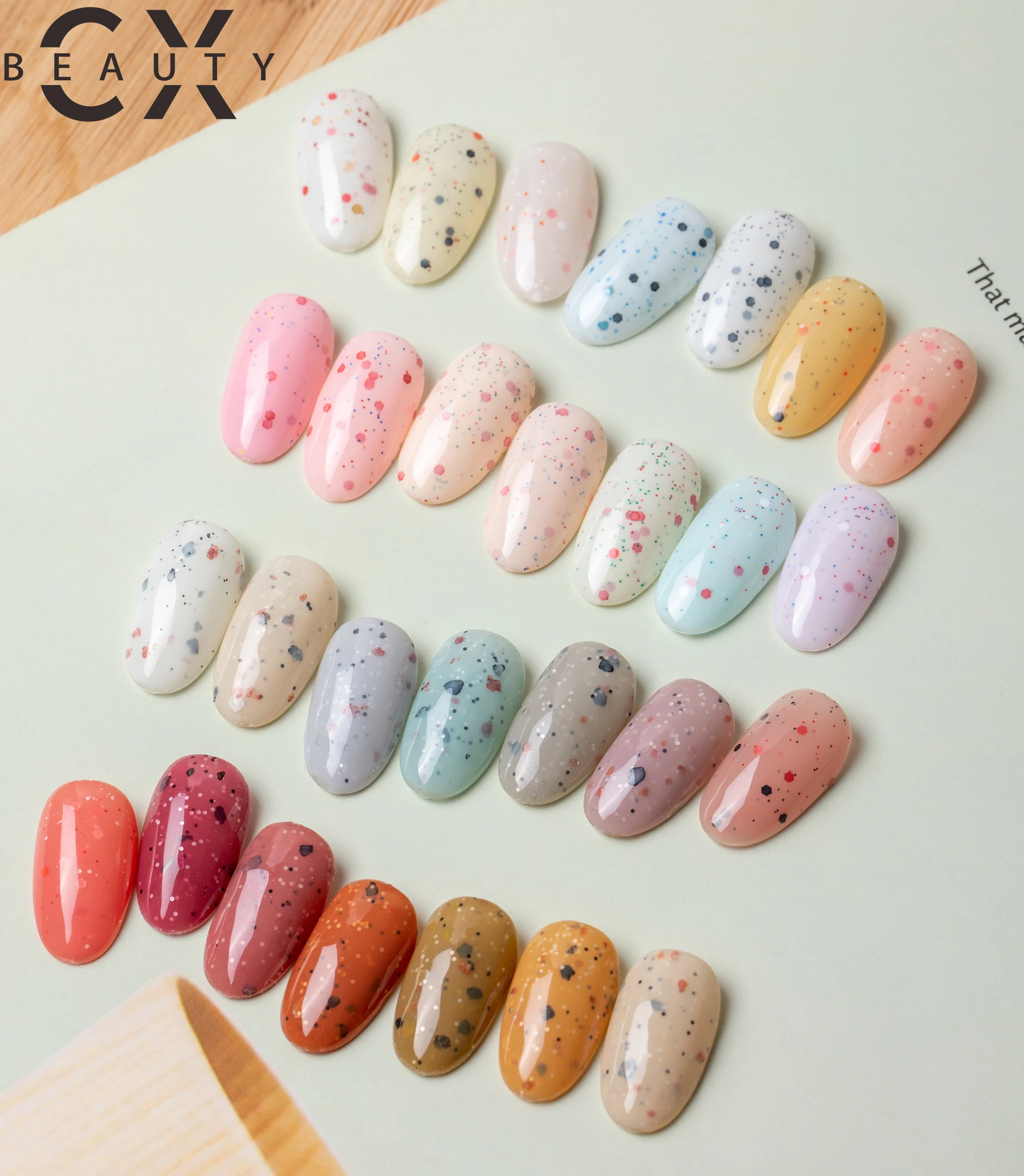 Caixuan 2022 NEW Arrival Cream Yogurt Gel 28 Colors 1Kg Bulk Packing Gel
