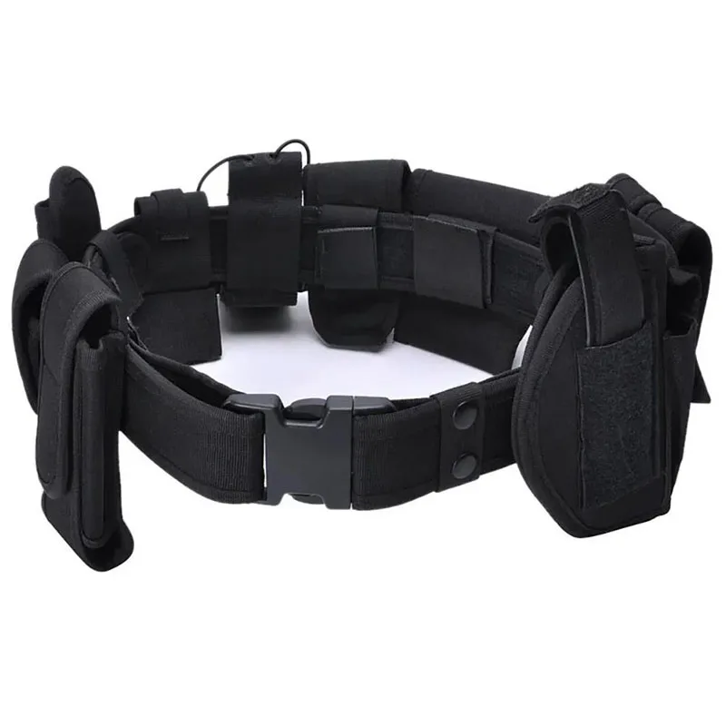 Lightweight Tactical Flashlight Pouch Sets Multifunctional Utility Kit Belt Duty Belt Security Duty Belts With Tool Pouches