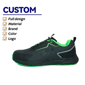 Wholesale Customized Anti-Slip Mesh Safety Shoes Fashionable Sports Breathable Design for Fall Construction Use Summer Winter