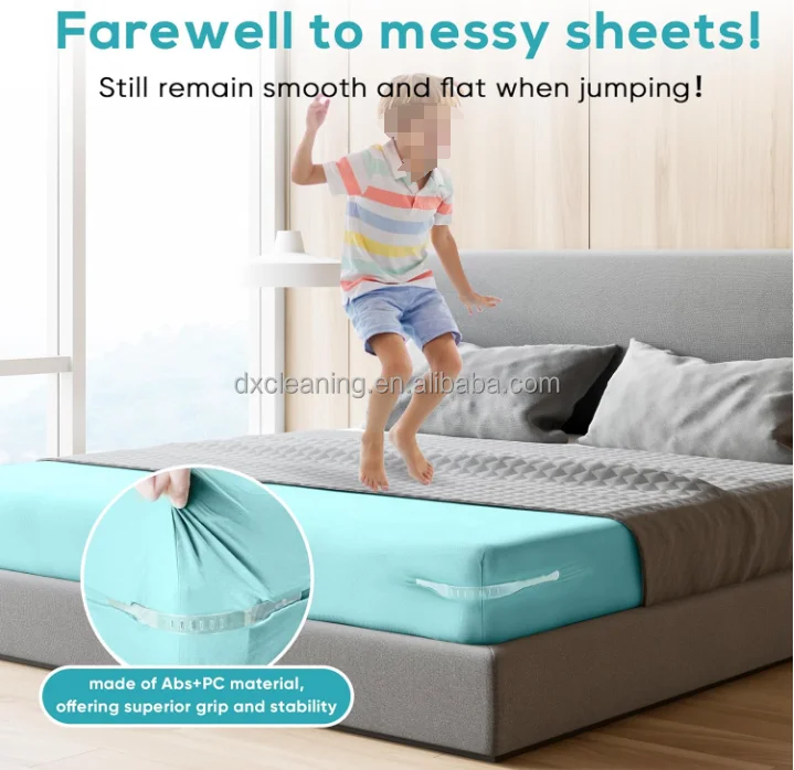Lock Sheet Holders Keep Sheets Tight Heavy Duty Bed Sheet Holder Bedsheet Grippers Easy Installation