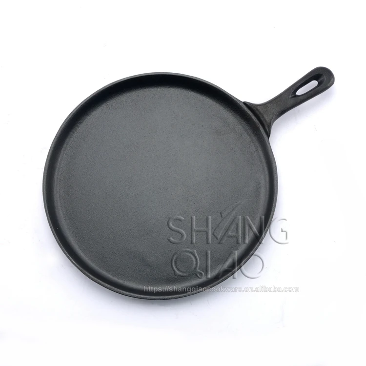 OEM Factory Wholesale 10.5 Inch Pre-seasoned Cast Iron Tortilla Maker Pizza  Pan Griddle Cast Iron Skillet - Buy OEM Factory Wholesale 10.5 Inch  Pre-seasoned Cast Iron Tortilla Maker Pizza Pan Griddle Cast