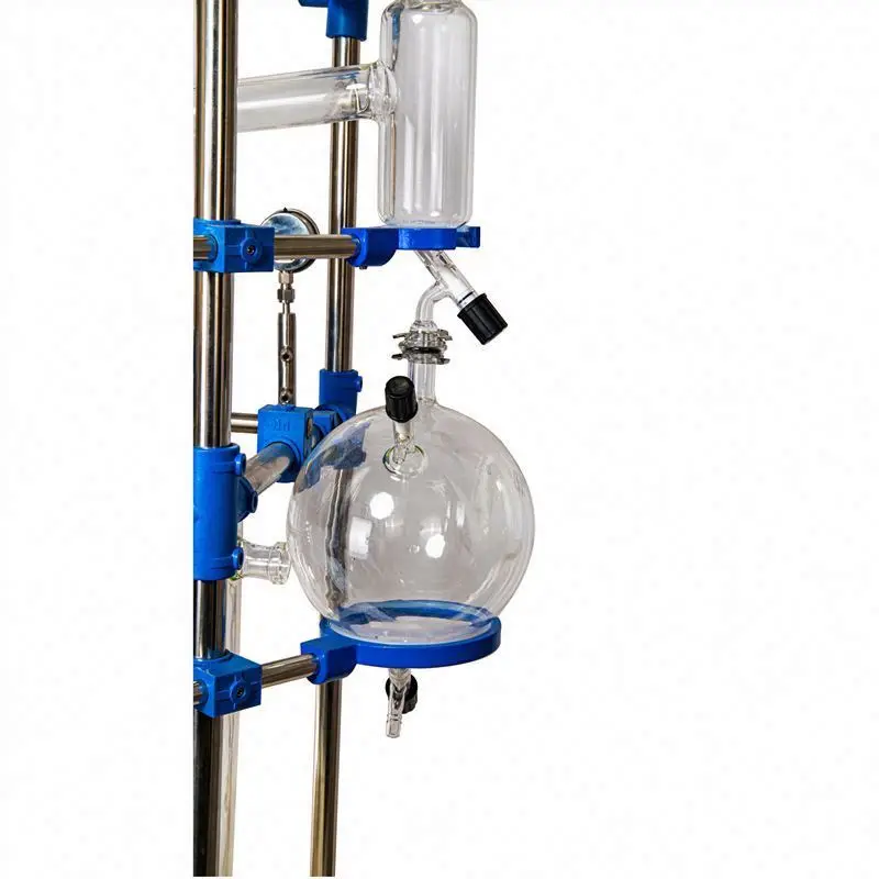 10L20L30L50LDouble layer glass jacketed reactor constant speed stirring anticorrosive vacuum synthesis heat preservation reactor
