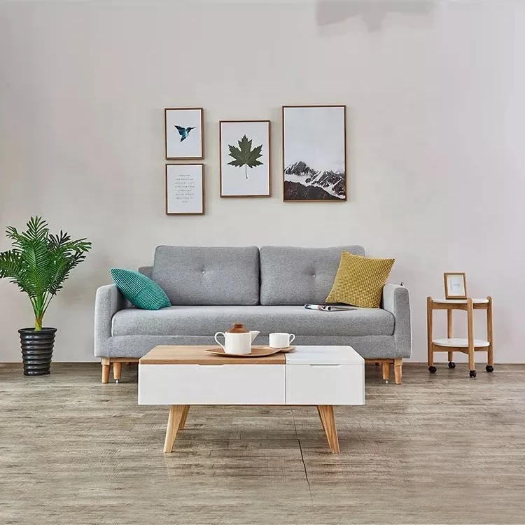 Customized Multifunctional Lift Top Height Adjustable Coffee Table with Storage Wood Tea Coffee Table for Living Room Furniture