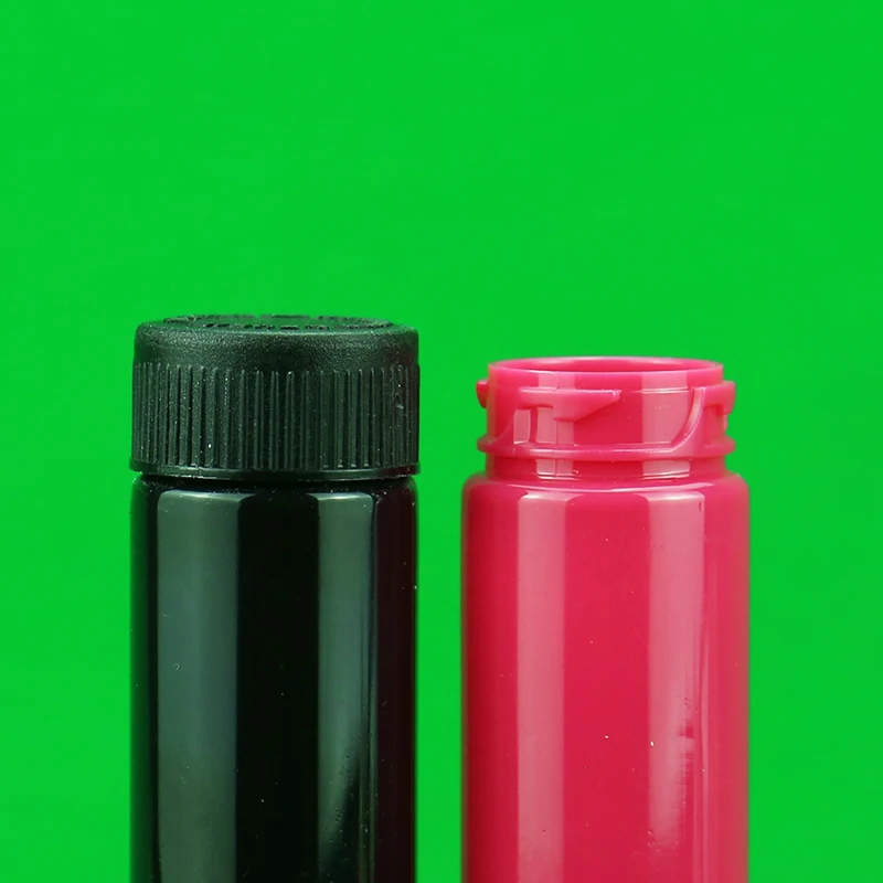 OEM Pop Top Vials Smell Proof Bottle Containers PP Plastic 6Dram Squeeze Pill Pop Top Bottle