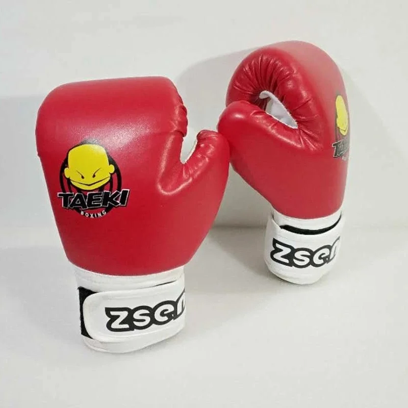 Детские Боксерские перчатки из ПУ кожи, перчатки для ММА
