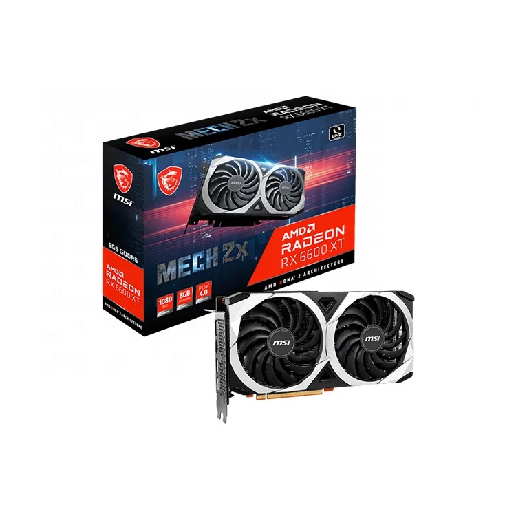 Wholesale Hot Sale AMD MSI Radeon RX 6600 XT MECH 2X 8G Graphic