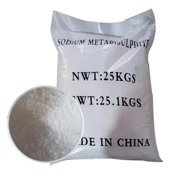 Industrial grade white crystalline powder sodium metabisulfite