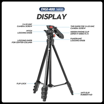 Mobile Phone Professional Tripod for Selfie Phone Stand Photo Tripod Professional Smartphone Tripod Stand detail image