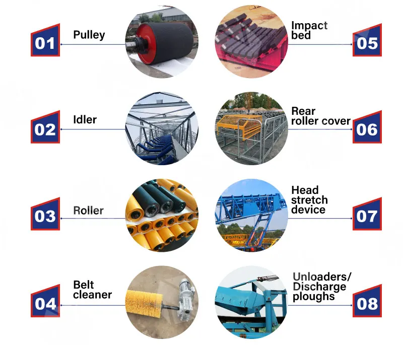 Concrete Convey Quarry Assembly Line Coal Bauxite Mine Tubular Conveyor Belt Machine for Sand Loading