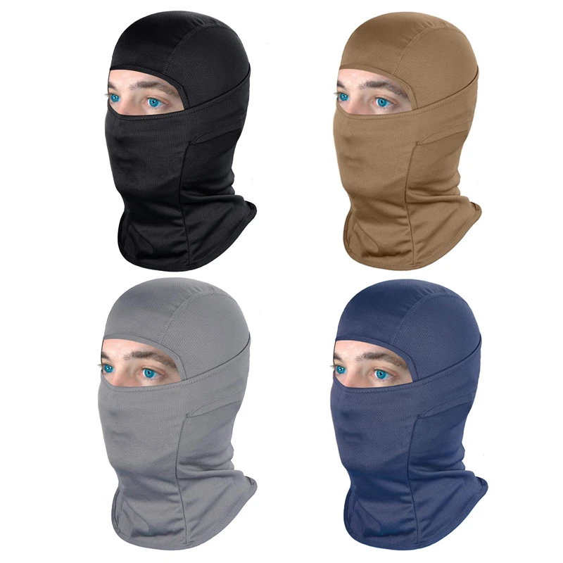 Custom Logo Women Men Balaclava Neck Gaiter Face Mask UV Protector Ski Scarf Mask