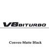 Convexe-Noir mat