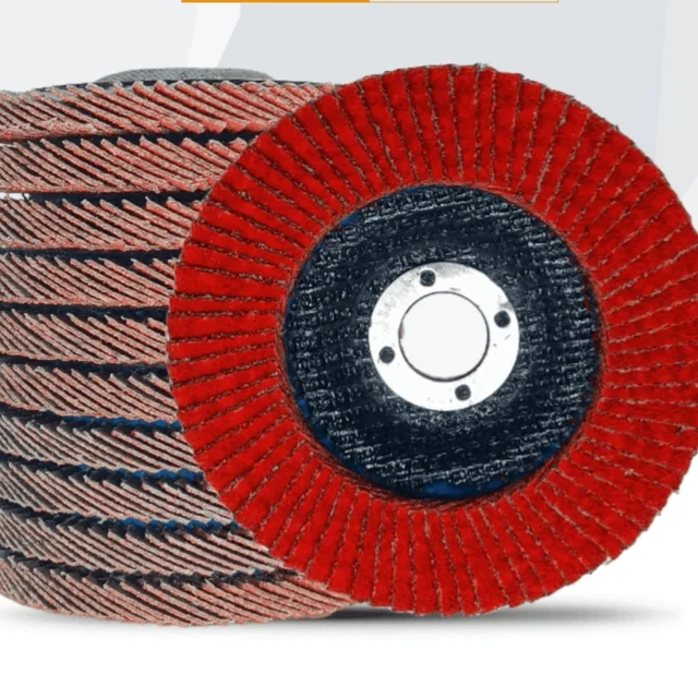 High Performance VSM ceramic abrasive flap disc 115x22mm P120 paint Removal Industrial Stainless Steel Polishing Disc