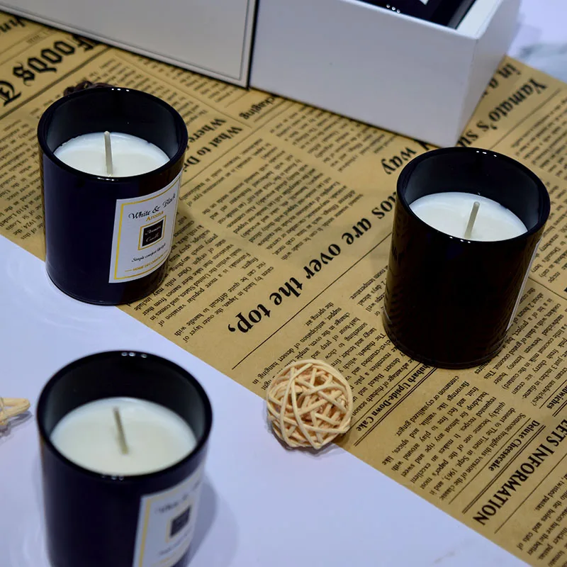 Wholesale Candles Scented Luxury Candles Private Label Scented Black