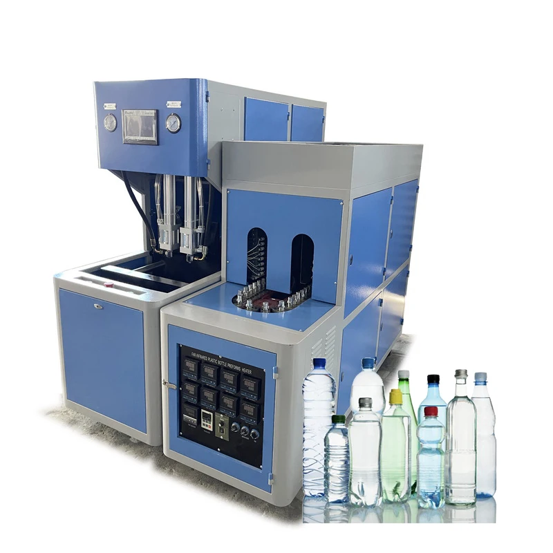 Máquina Sopladora PET Semiautomática de 2 Cavity para Fabricación de Botellas de Plástico WATON