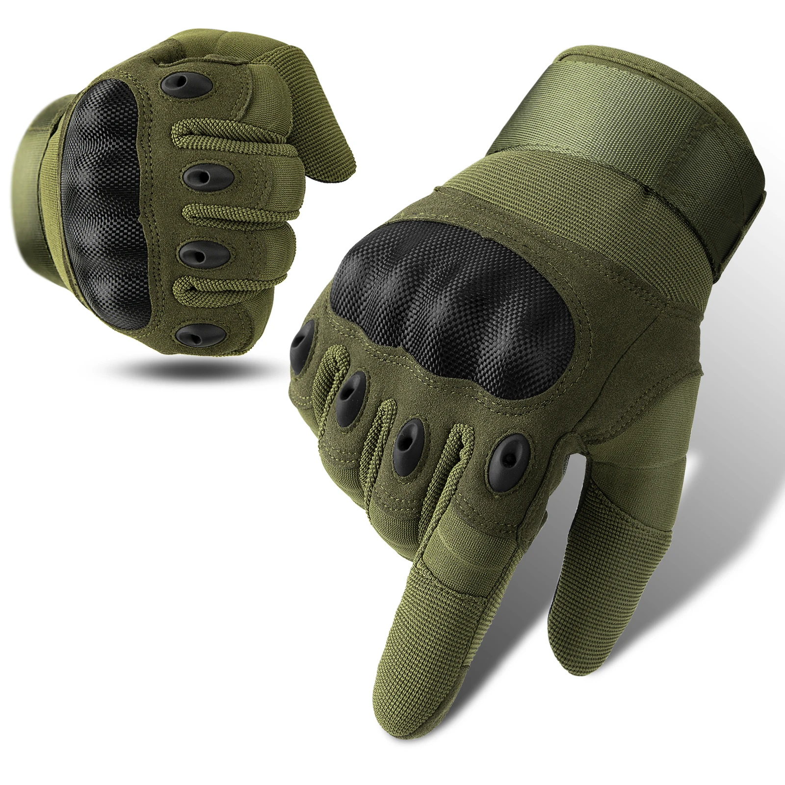 Дышащие Экстремальные спортивные профессиональные полиэфирные кожаные тактические перчатки из углеродного волокна