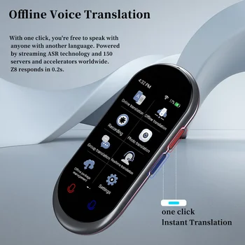 VORMOR Z8 Smart Translator: Wi-Fi & Offline Language Translator