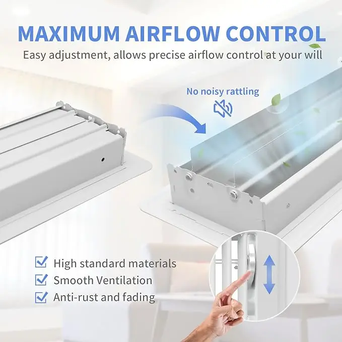 4 X 10 Inches Floor air Outlet