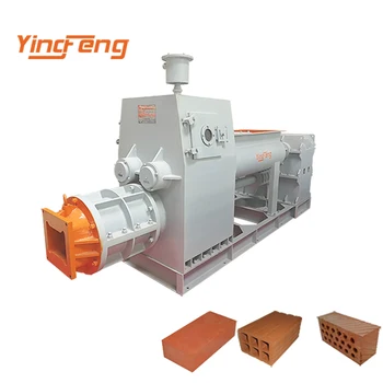 Newest Model Vacuum Extruder Auto Fully Automatic Burned Fried Green Red Mud Soil Clay Brick Making Machine