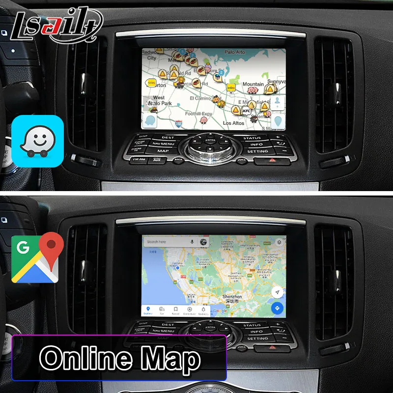 v36 スカイライン Androidナビ テスラナビ インフィニティg25 スカイラインV36カーナビ交換で便利なドライブ