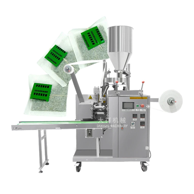 DCK-11 Automatic Vertical Sealing Tea and Coffee Sachet Pouch Teabag Packing Machine With String And Tag