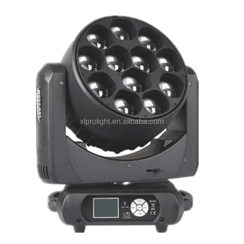 New 12x40W LED Wash Zoom Moving Head Light Stage Lighting