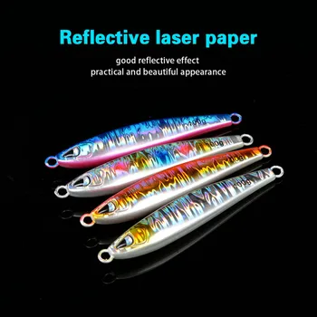 Cheery Lead Fish Lure Metal Plate Bait for Saltwater Fish Sea Fishing Boat Fishing Long-Cast – Metal Jig – view 3