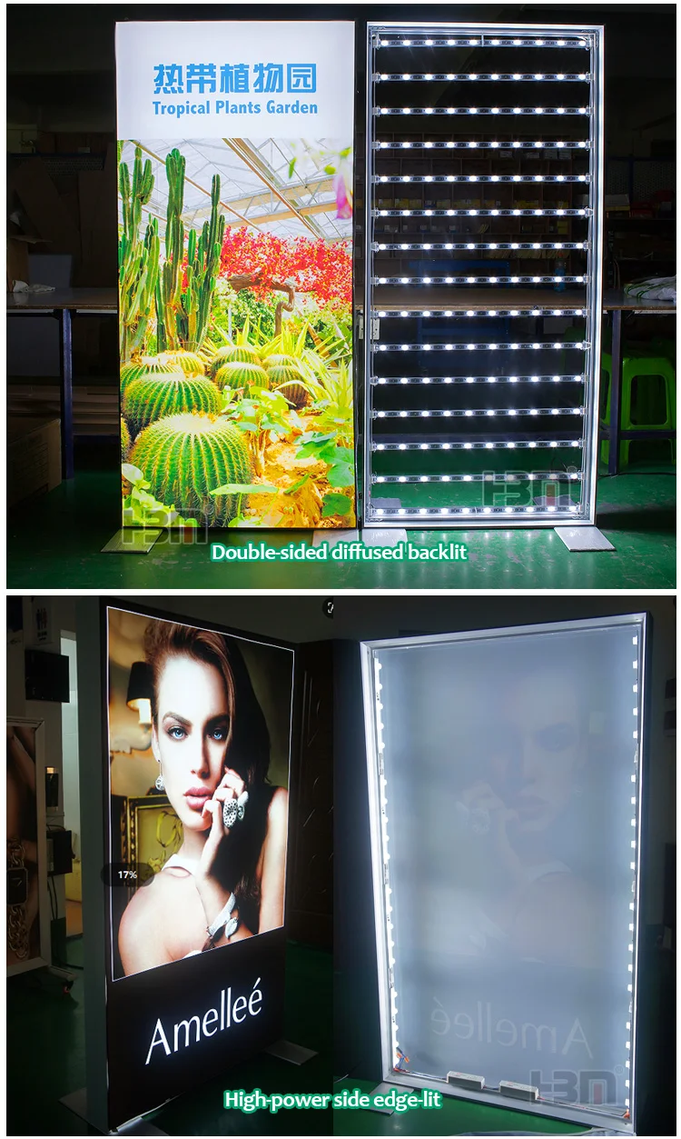 Vertical Double-Sided Light Box Maker - Eye-Catching Signage
