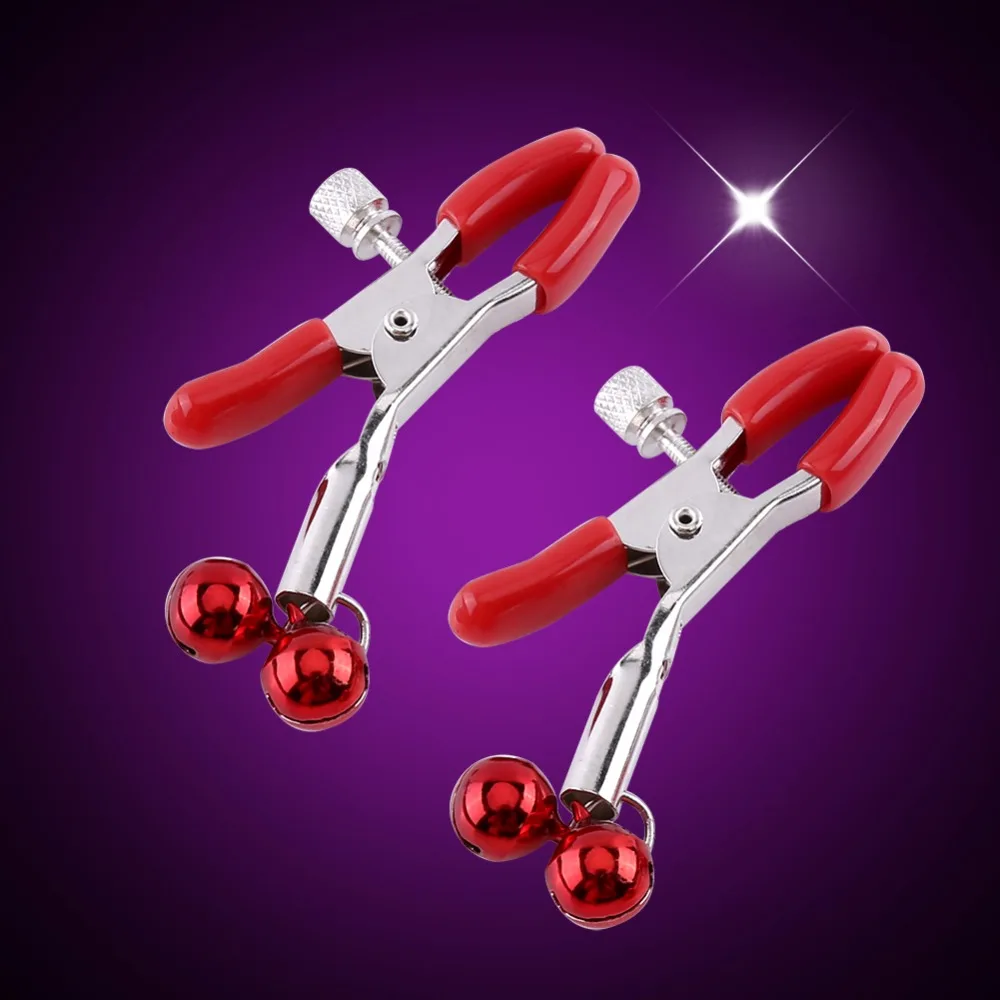 Kinky Slave Bondage Kit Rubber Tips Colorful Nipple Clamps for Girls