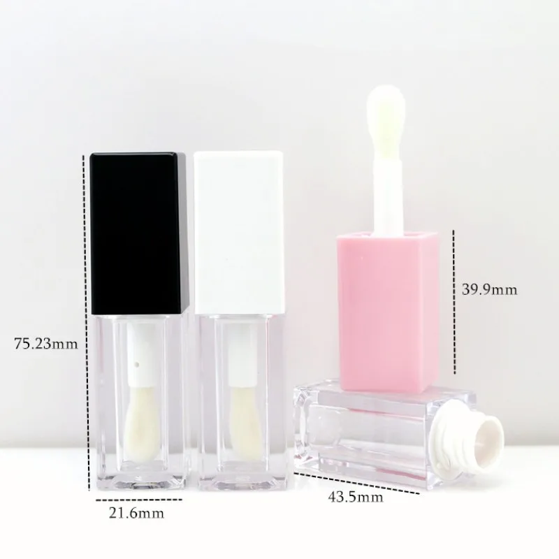 1.5ml Mini Lip Gloss Containers Tube Purple Custom Logo Empty Fancy Lip