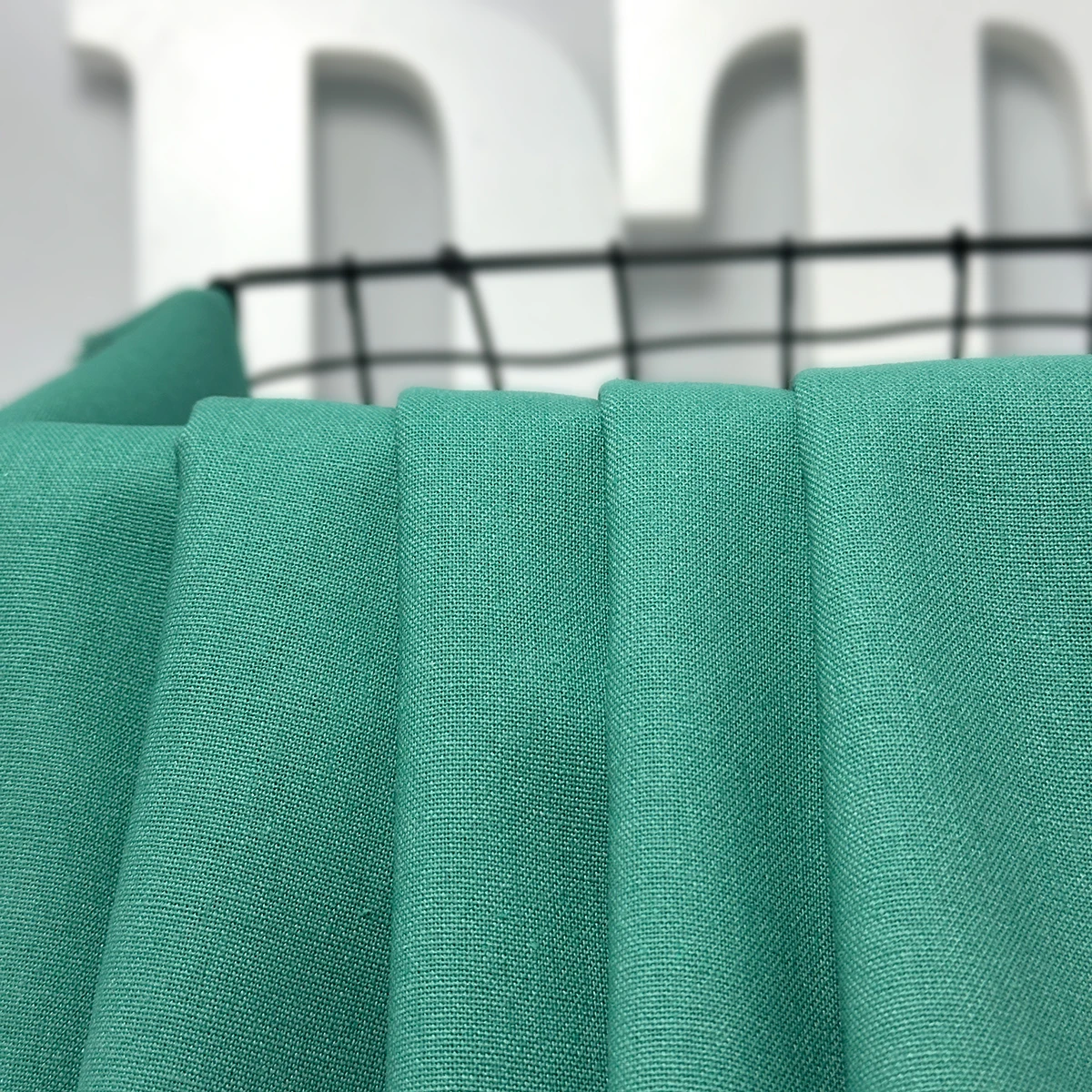 Оптовая продажа мягкая хлопчатобумажная льняная ткань 60% поли 20% хлопковая для платьев и недорогих штор