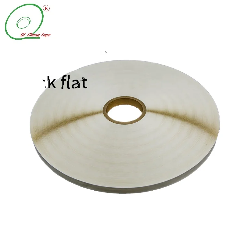 15MM White Pearlized Film Strong Adhesive Resealable Bag Sealing Tape with Double-oil Glue details