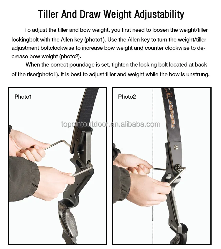 Top Point Riser Limb Topoint Archery Hunting Bow Recurve Limbs Slither LimbsILF Limbs,25 ...