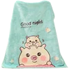 Cochon endormi vert