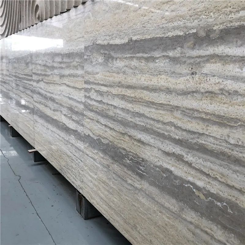 product square pavers marble home decoration 3cm italy roman natural zebra silver grey travertine-2