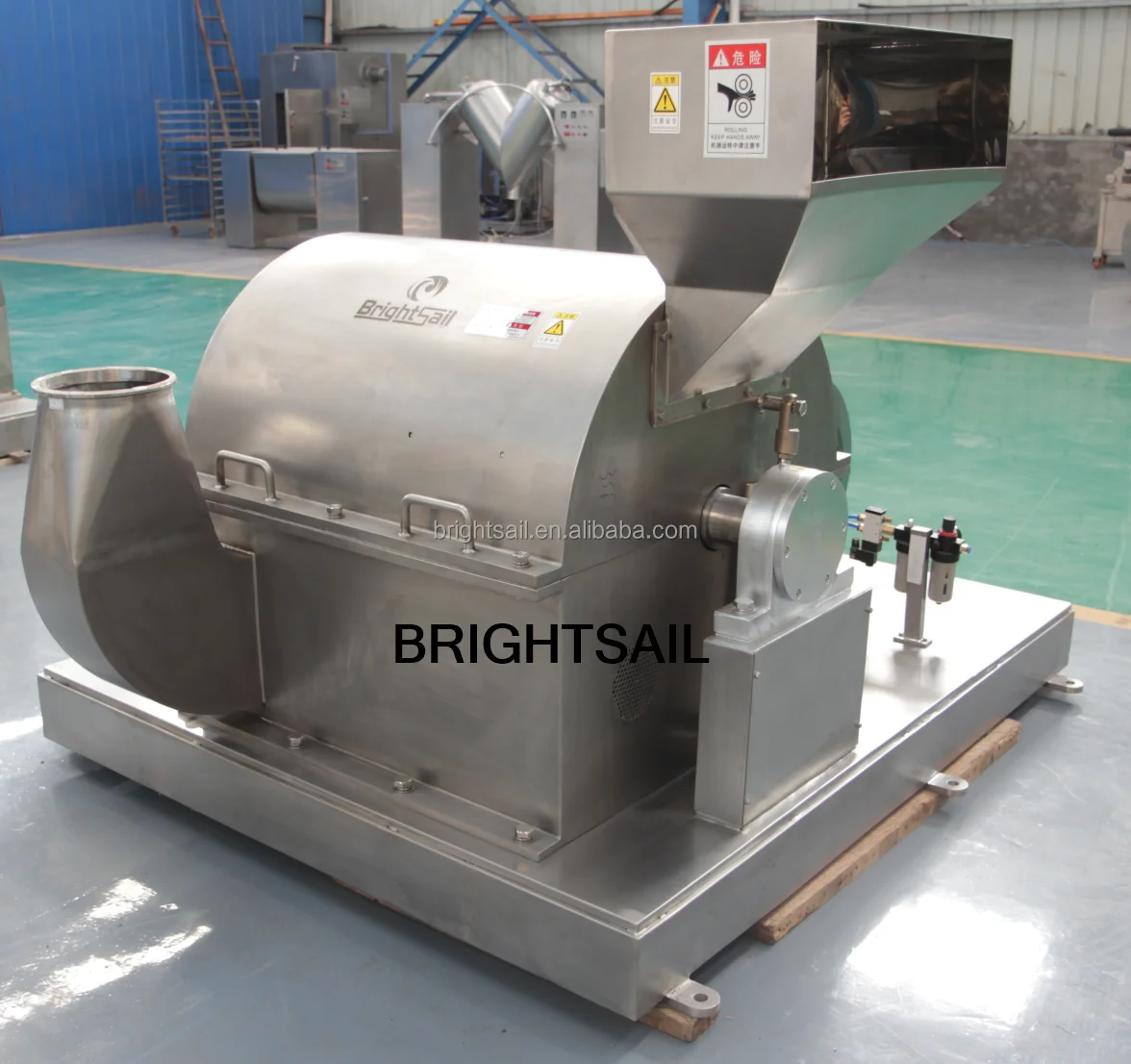 Advanced Hammer Mill Turmeric and Ginger Grinder Machine for Grinding Spices