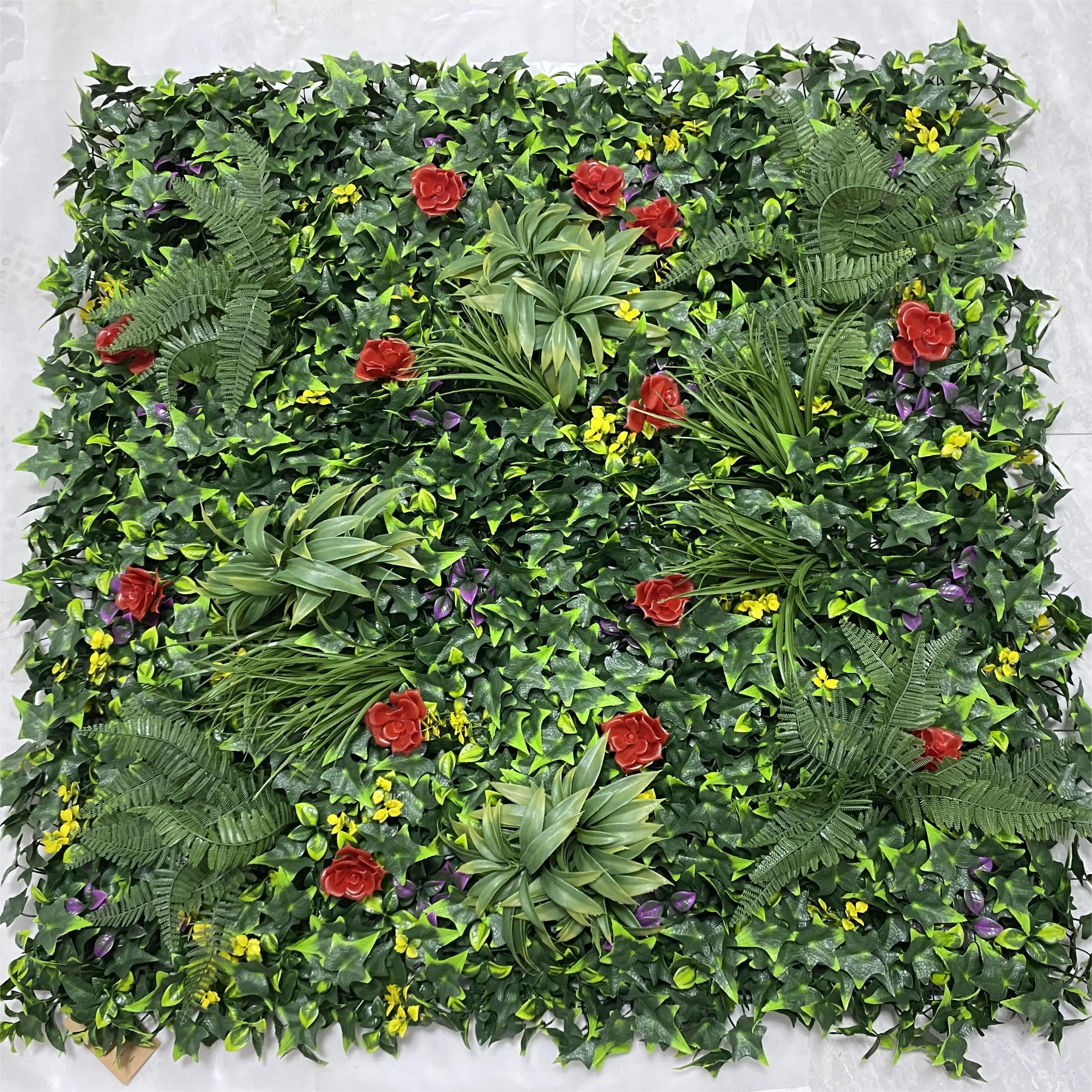 Artificial Grass Wall Panels Plastic Greenery Plant Wall Grass