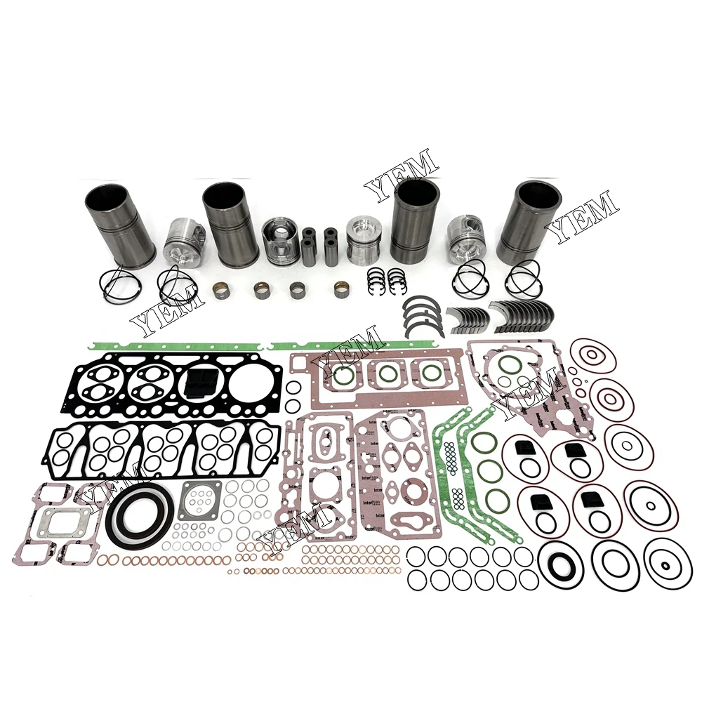 Engine Rebuilding Kit With Full Gasket Set Cylinder Piston Rings Liner Bearings Fit for Volvo D5A-T Engine Replacement Parts
