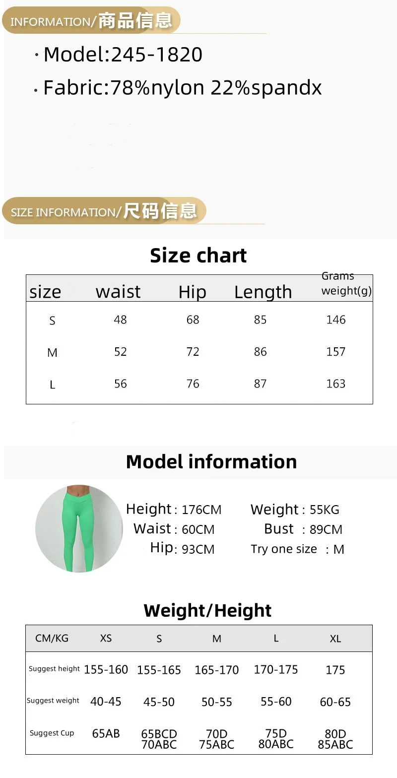 Custom Women's  Breathable Leggings Cross Waisted Gym Leggings Scrunch Butt Yoga Pants V cut scrunch Leggings manufacture