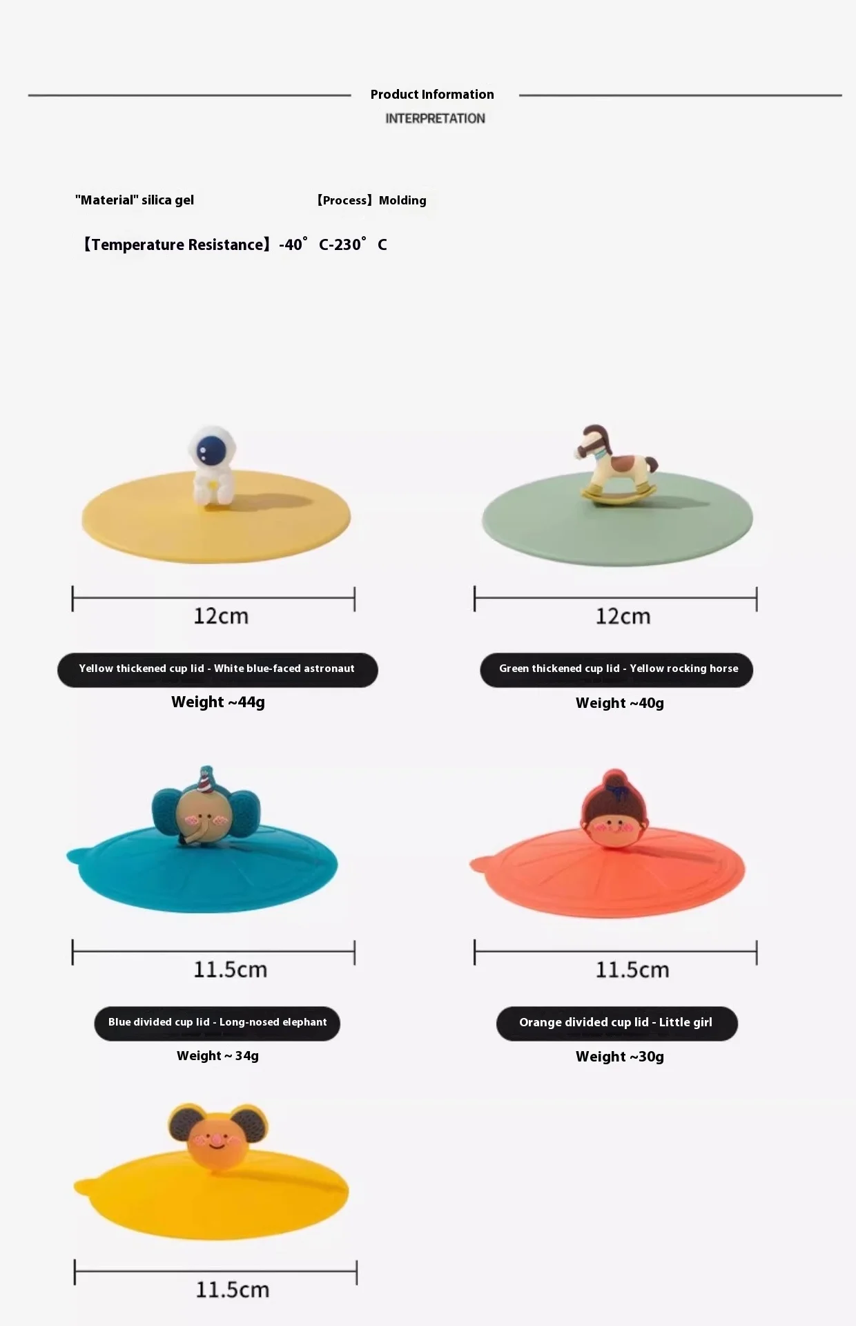 High Temperature Resistant Food Grade Silicone Universal Tea Cup Cover Dustproof and Water Resistant Mug Cover Accessories supplier