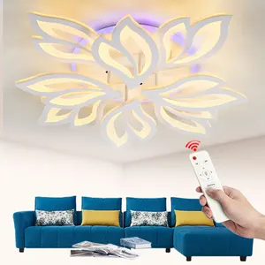 JACKSUN Hot Sale New Trend Modern White Dimmable Decoration Fixtures Ceiling Light House Light Simple Shape Led Ceiling Lamp