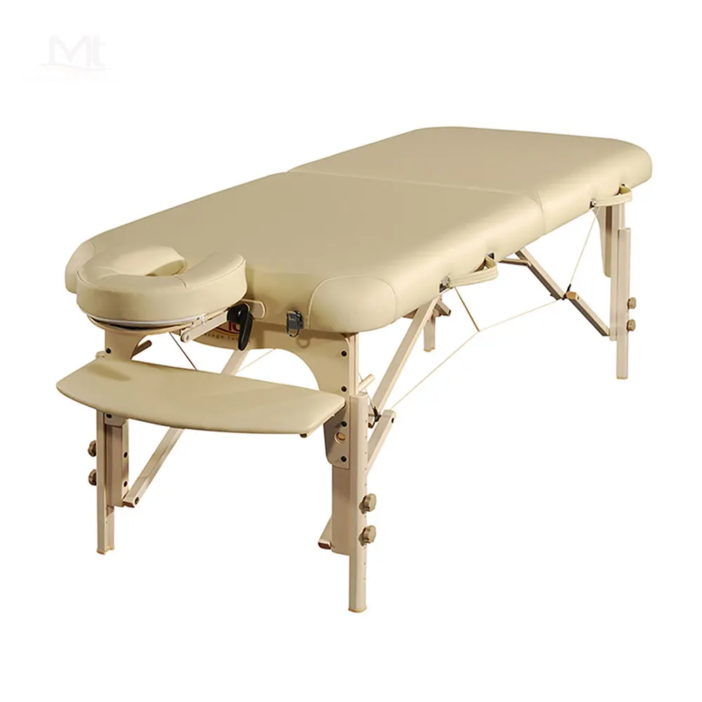 Golden Ratio-Ulco Factory Custom Color 2 Section Milking Thai Adjust Folding Massage Table Spa Bed Table De Massage