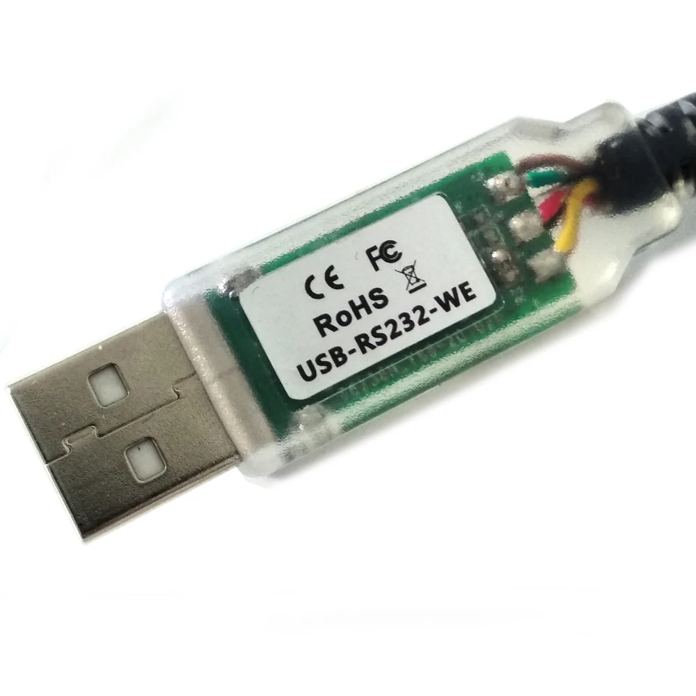 USB RS232 WE Converter Open Leads 6 Core TXD RXD GND VCC CTS RTS with Flow Control Six Wire 6ft FTDI Cable