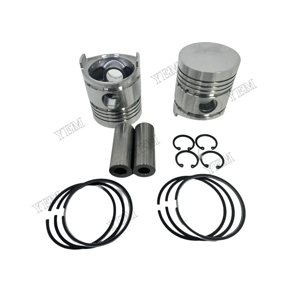 B6000 Engine Cylinder Liner Kit With Pistons Rings Liner for Bobcat Scarifier for Kubota Engine