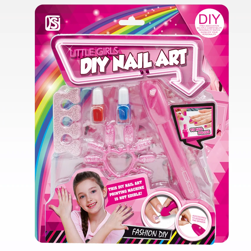 2022 New DIY Nail Art Studio Toy Fashion Set Nail Party Kit Make up Toys  for Girls Cosmetics DIY Kids Toys - China DIY Nail Art Fashion Set and  Makeup for Kids