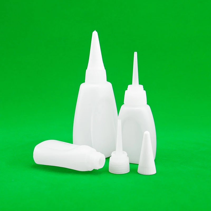 3ml 3.5ml 5ml 6ml 10ml 15ml 20ml 30ml 50ml Plastic Glue Bottle Durable and Convenient Use