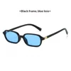 BLACK FRAME/BLUE LENS