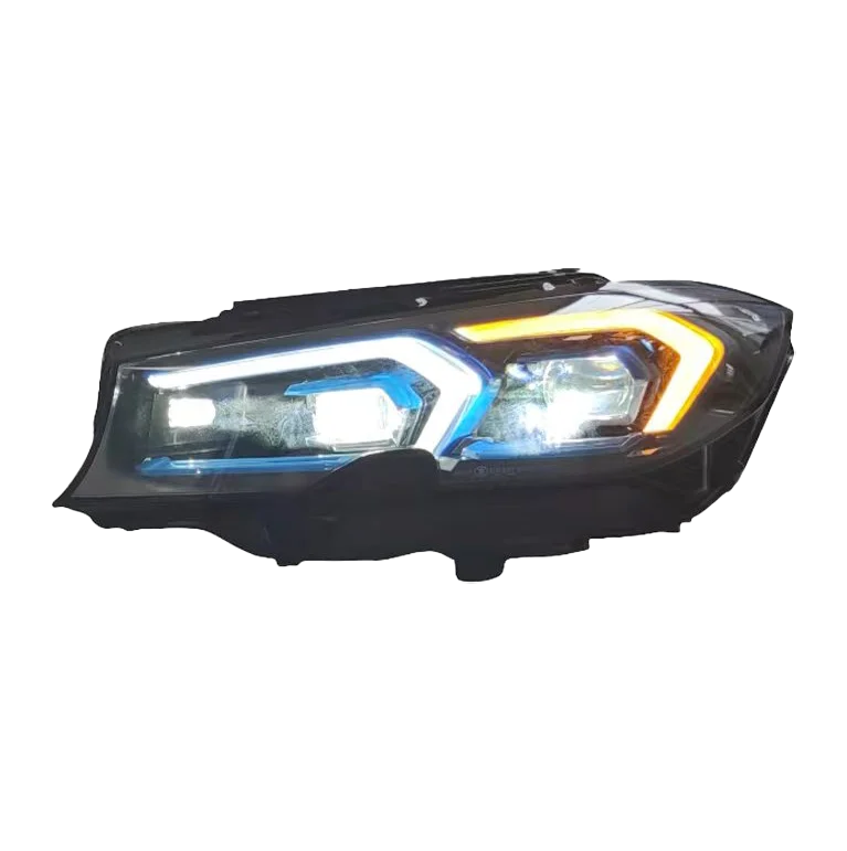 ترقية إلى مصباح أمامي بالليزر من طراز G20 LCI LED لسيارات BMW سلسلة 3 G20 G28 المصابيح الأمامية 2020 - 2022 مصباح أمامي LED بنظام توصيل ولعب