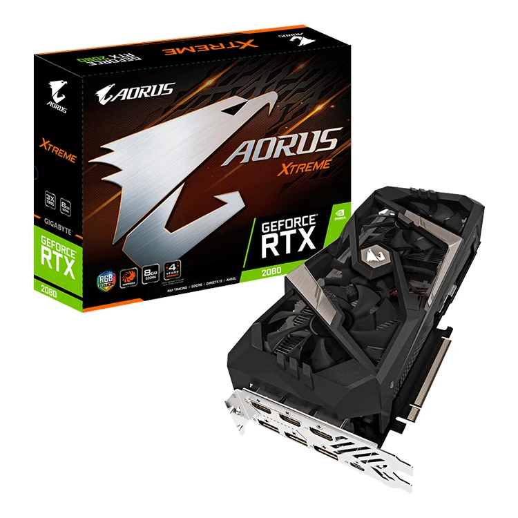 Kullanılmış GIGABYTE AORUS GeForce RTX 2080 XTREME 8G Ekran Kartı